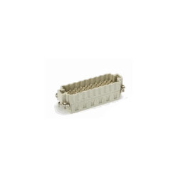 Insert HEEE, Raccordement à Sertir, mâle, 72 pin, 16A, Polycarbonate, 24B 